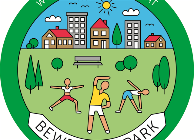 logo Initiative „Bewegt im Park“ 2024